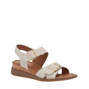 Euro Soft by 8M Comfort Magnolia Wedge Sandal (Women) Luggage Ivory